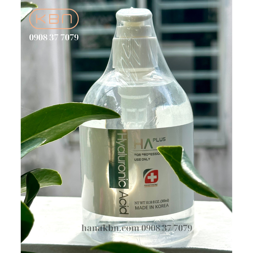 Serum HA Plus 300ml - Cấp Nước, Dưỡng Ẩm, Căng Bóng Da, Mờ Nếp Nhăn