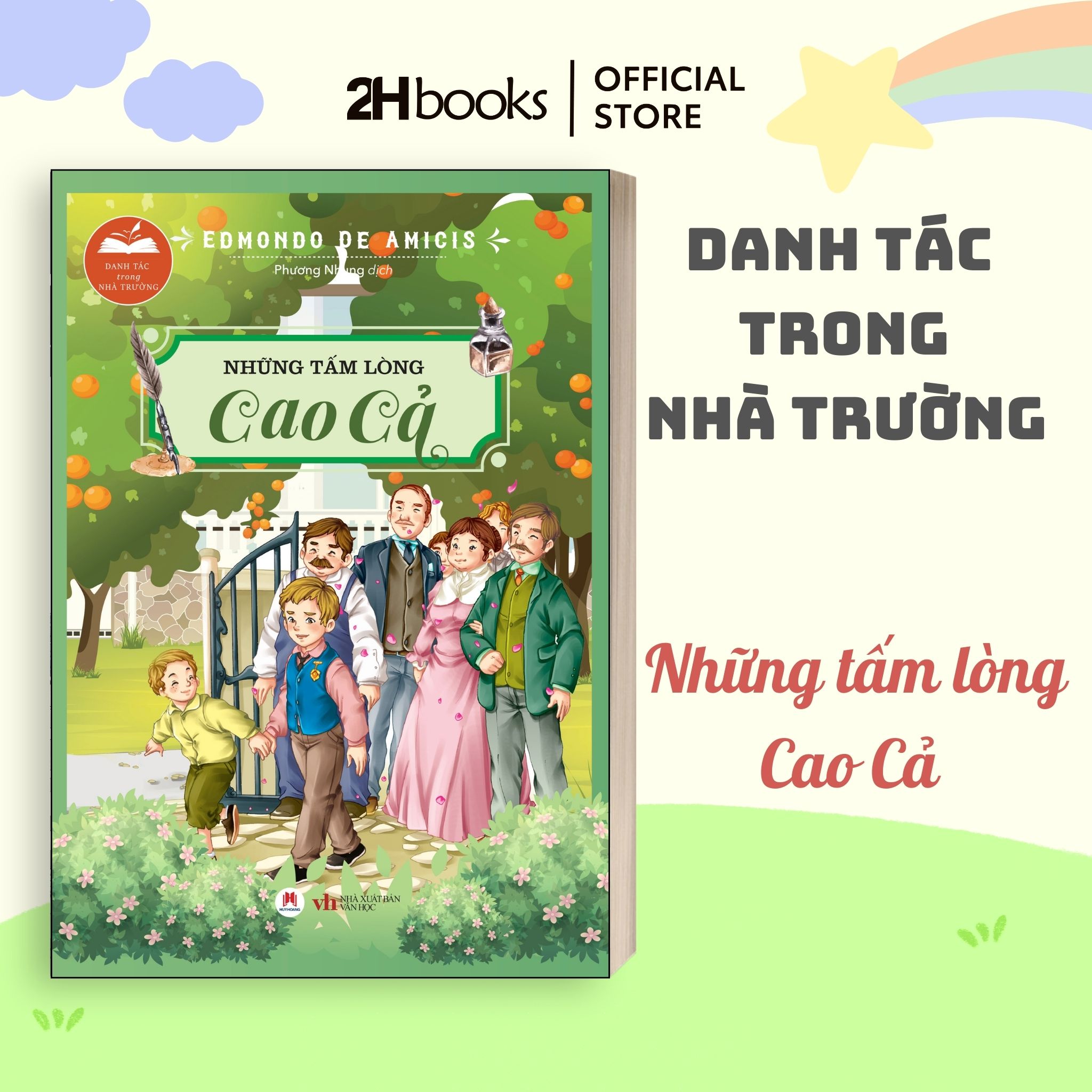 Sách Thiếu Nhi Danh tác trong nhà trường, trọn bộ 16 chủ đề, phiêu lưu, khám phá thê giới, 2HBooks