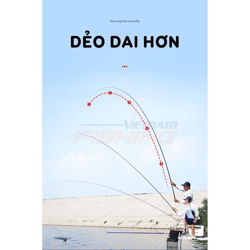 Cần câu tay handing siêu nhẹ tải cá 10kg