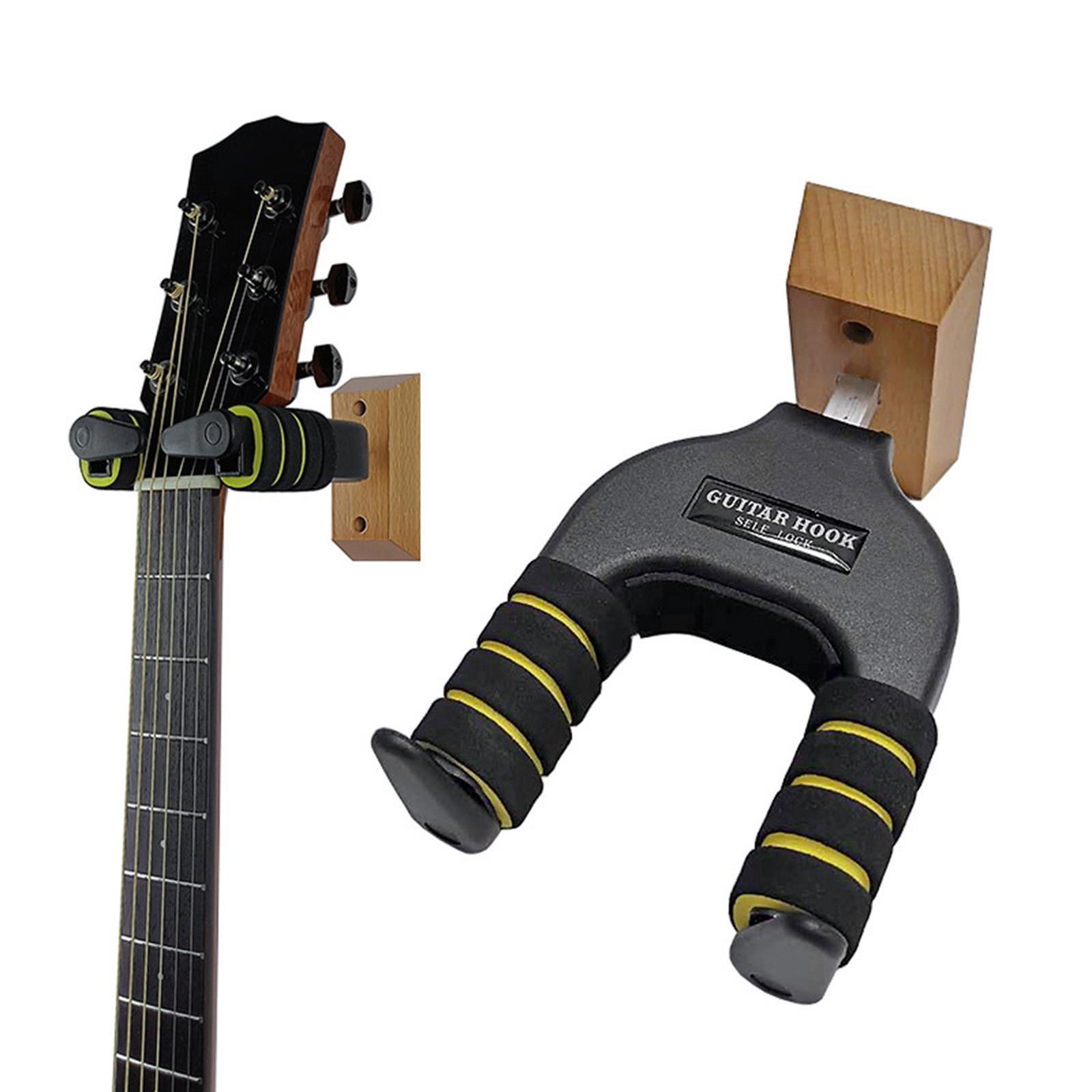 Giá Treo Đàn Guitar Đế Gỗ – Phù Hợp Acoustic/Classic, Decor Nội Thất