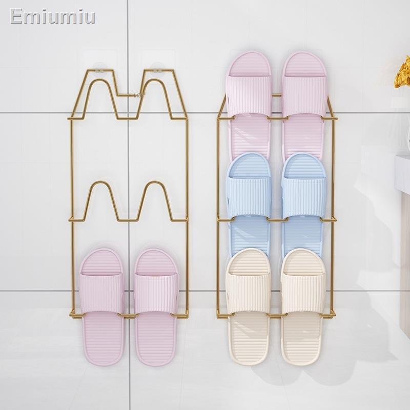 ✢☌Móc treo giày thoát nước phòng tắm loại treo tường không thủng
