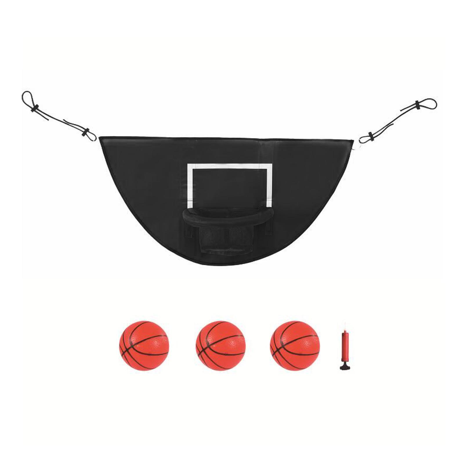 Trampoline Basketball Hoop Sports Toys Easy Install Outdoor Basketball Frame