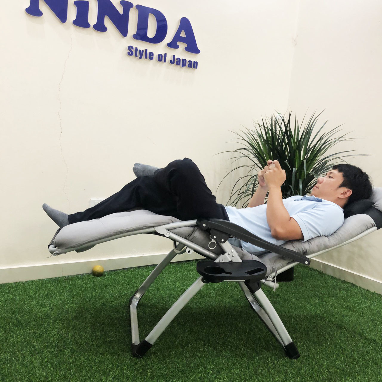 Ghế chơi game Mobile NiNDA có đệm, gối thư giãn ngả lưng nhiều tư thế- Hàng chính hãng