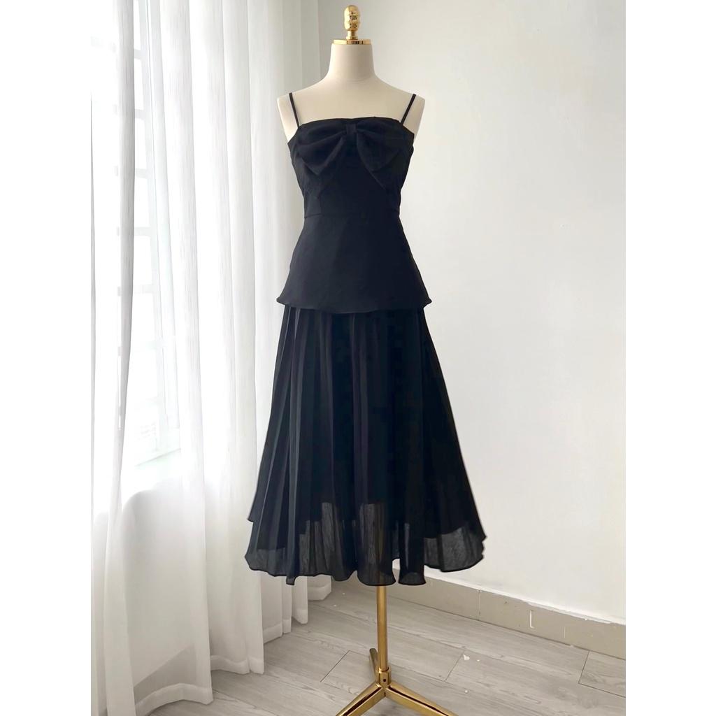 TIELA Chân váy dập ly công sở - Lona Skirt