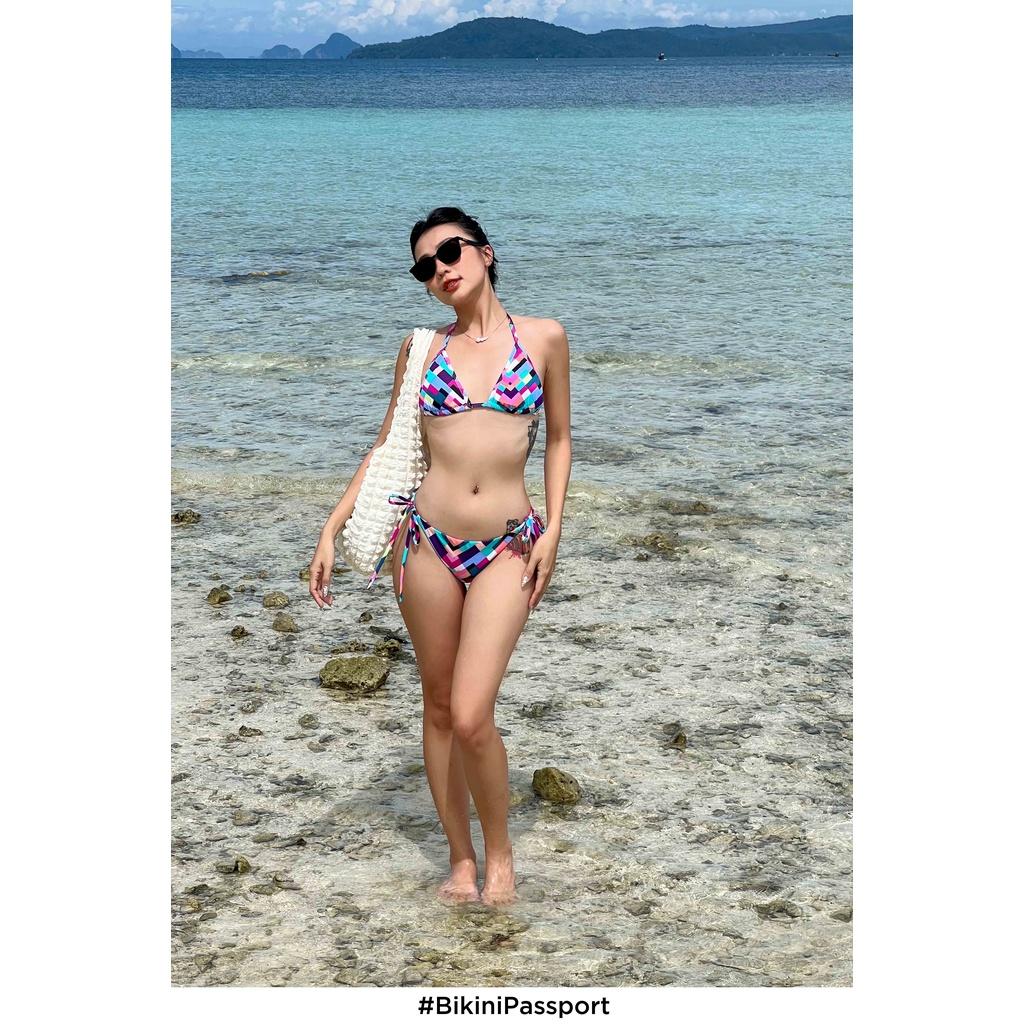 Đồ bơi nữ BIKINI PASSPORT dạng hai mảnh cơ bản tam giác - màu Mix - BS143_XX