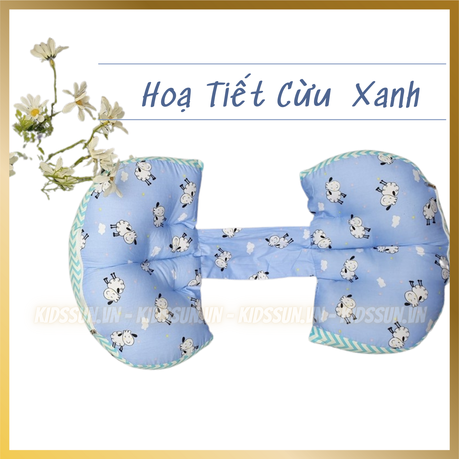 Gối Cánh Tiên - Nâng Đỡ Bụng Hỗ Trợ Giảm Đau Lưng Cho Mẹ Bầu - Có Thể Làm Gối Chặn Cho Bé