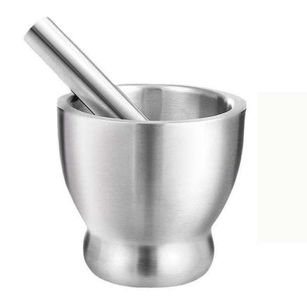 Bộ Cối Chày Inox 304 Nguyên Khối