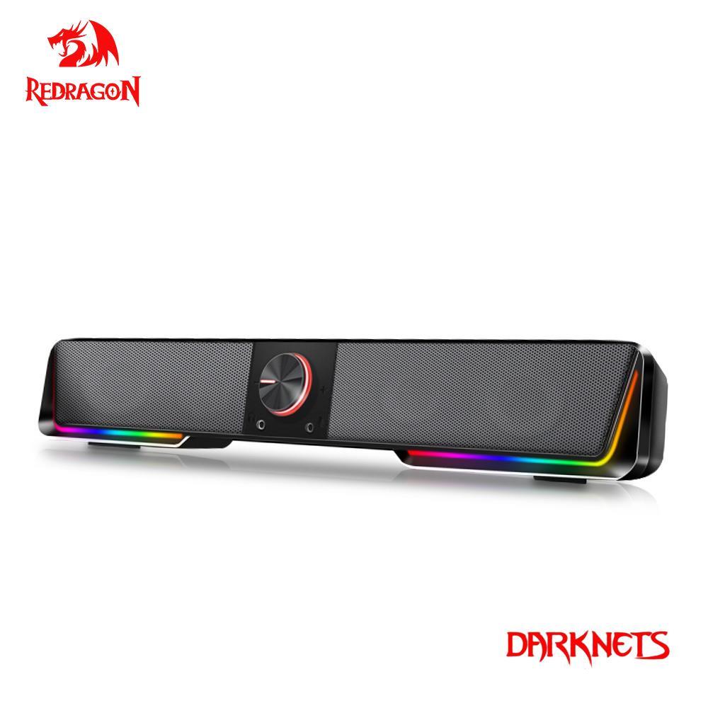 REDRAGON GS570 Darknets Hỗ trợ Bluetooth Không dây aux 3.5 loa vòm RGB cột âm thanh cho loa máy tính PC