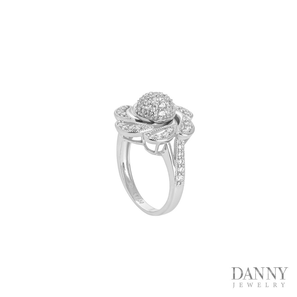 Nhẫn Nữ Bạc 925 Danny Jewelry Xi Bạch Kim KI4GZ006