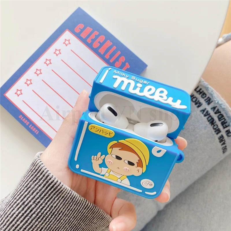 Bao Case Ốp dành cho airpod 1 và 2 và airpod pro hộp sữa silicon 3D cao cấp
