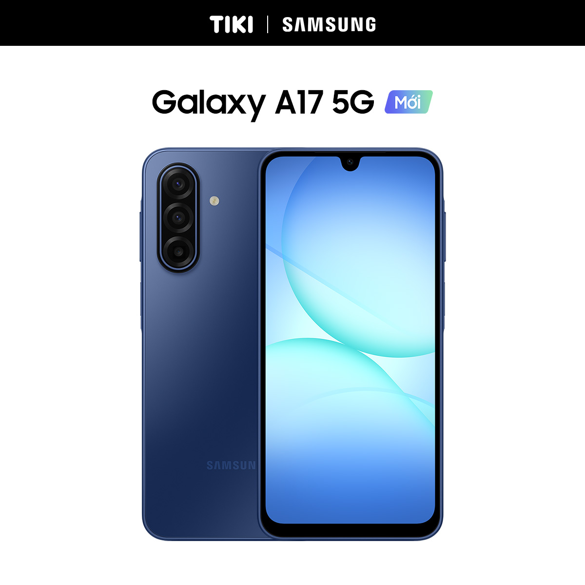 Điện Thoại Samsung Galaxy A17 5G, Camera 50MP &amp; IOS, Kính Cường Lực Gorilla Victus, AI Gemini - Hàng Chính Hãng