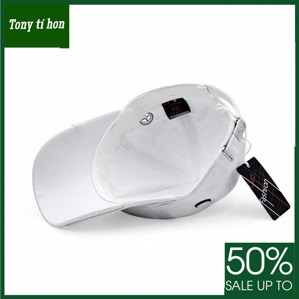 Tony tí hon - Mũ/nón kết lưỡi trai Ver.sace thời trang nam nữ cao cấp - màu trắng