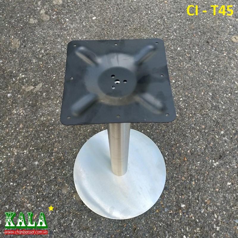 Chân bàn Kala inox mâm tròn 45cm CI-T45