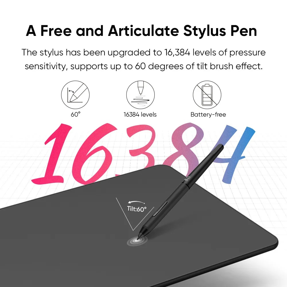 Bảng Vẽ Điện Tử Đồ Họa Kỹ Thuật Số 10*6 inch XP-Pen Deco 01 V3 - Hàng Nhập Khẩu