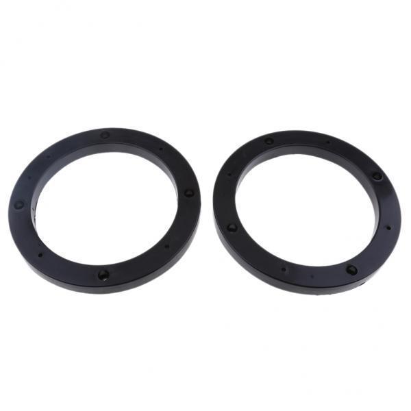 2X 2x Universal 5inch Car Speaker Spacer Adapter Bracket Holder Black