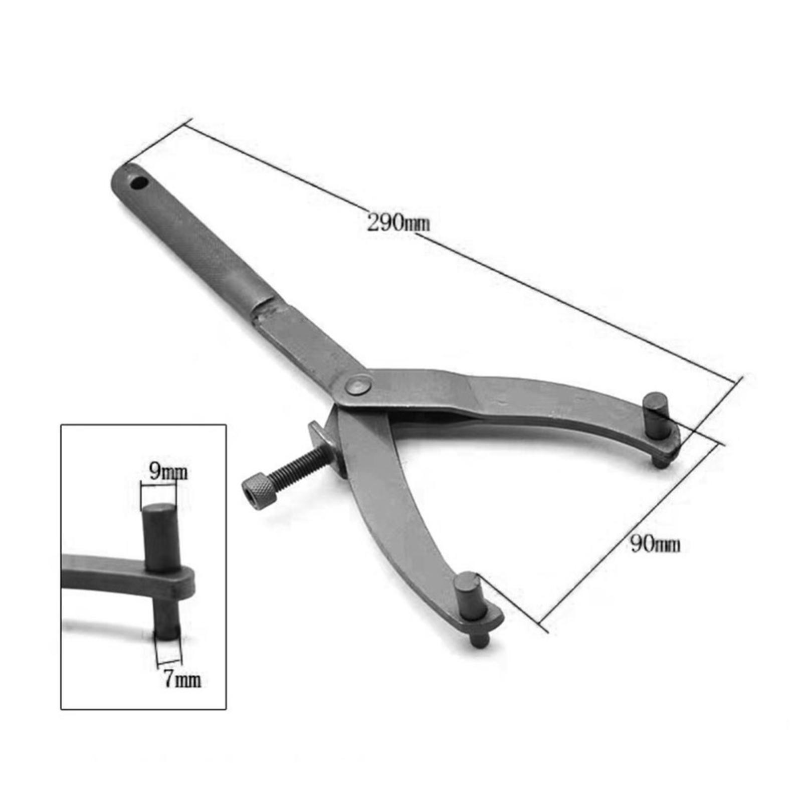 Universal Spanner Wrench, Pulley Holder Tool, Fan Clutch Removal Tool, Locking Tools, Fit for Dirt Bike Motorcycle Scooter ATV Go Kart