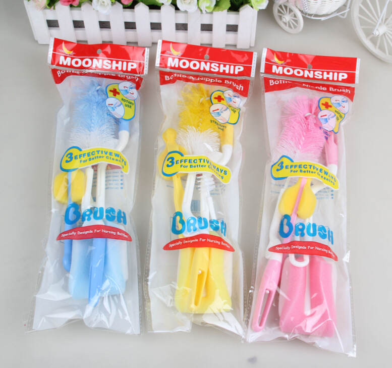 Combo 4 Dụng Cụ Cọ Rửa Ly Bình Sữa Loại Tốt