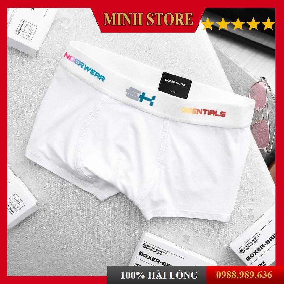 Quần Lót Nam boxer thun lạnh cao cấp, Quần Sịp Đùi nam chất liệu cotton co dãn 4 chiều cực thoải mái SD06 - MINHSTORE