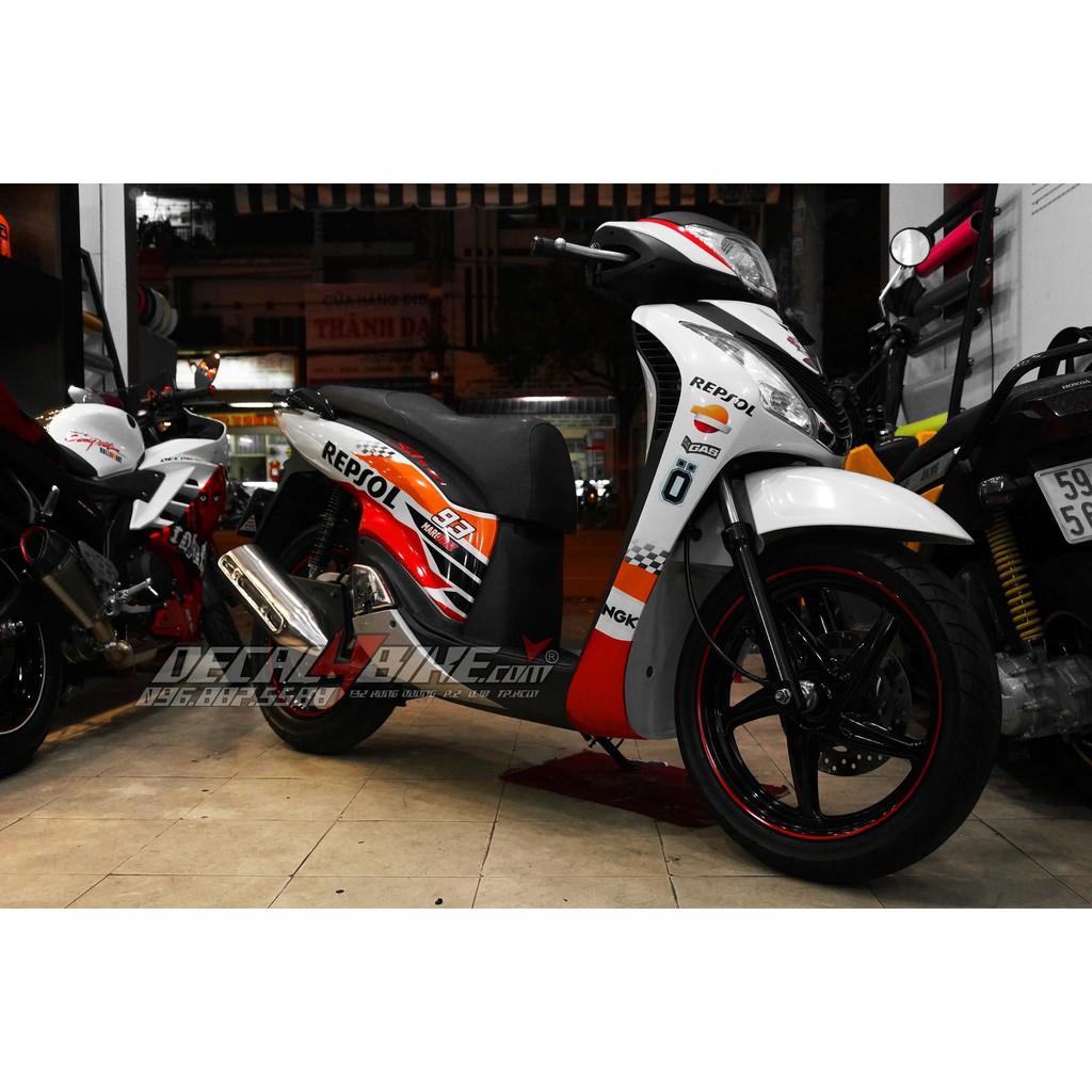 Tem trùm xe dành cho SH 2011 Repsol