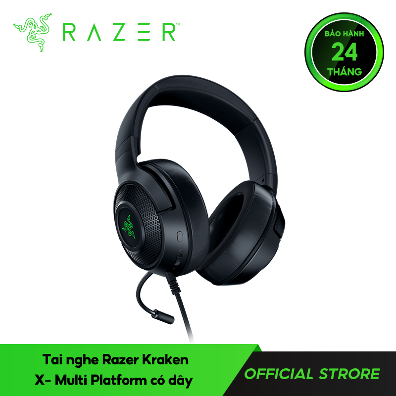 Tai nghe Razer Kraken-Multi Platform có dây Đen(Black) - Hành Chính Hãng