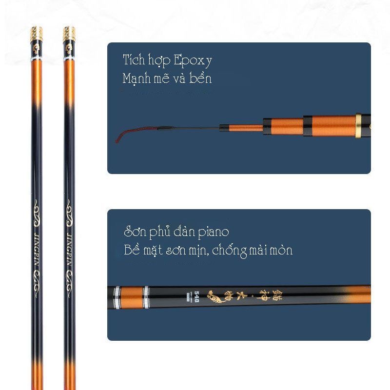 Cần Câu Tay Câu Đài Đế Vương Chư Hầu 6H Siêu Bạo Lực Phân Bố Lực 19 Tặng Ngọn Phụ