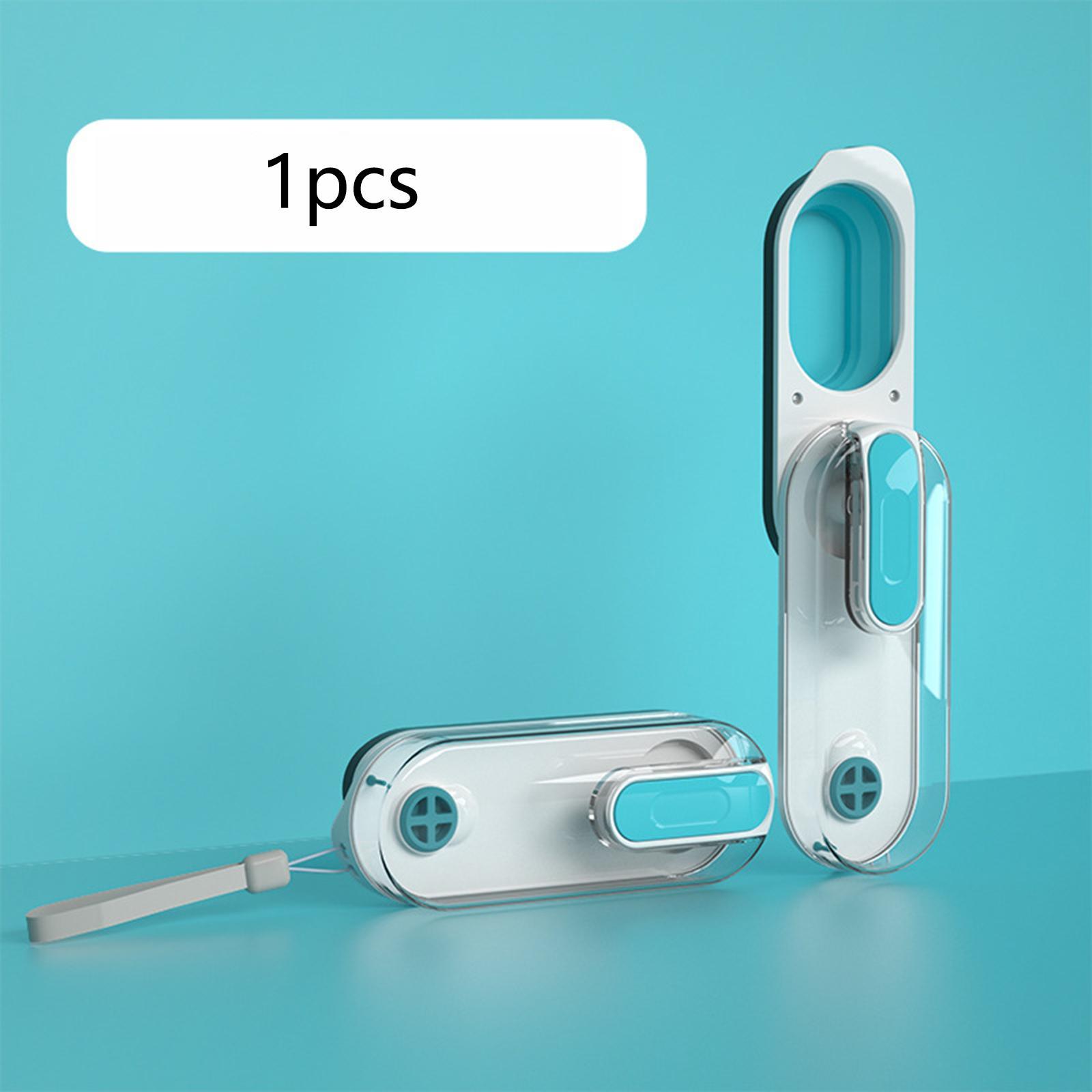 Portable Pets Water Bottle Puppy Water Dispenser Blue