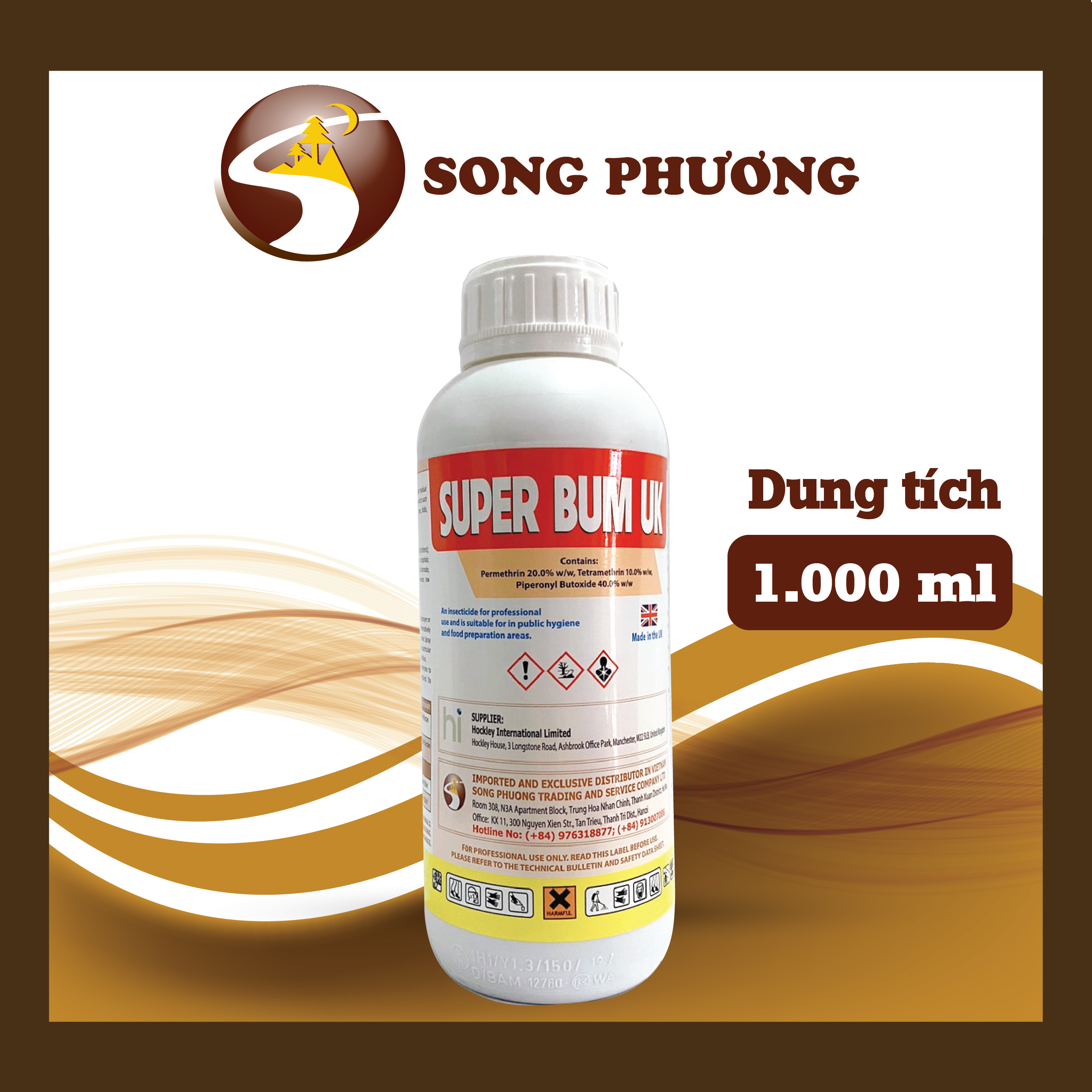 Super Bum Diệt côn trùng loại 1000 ml