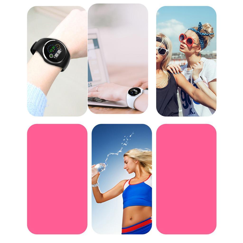 Sport Fitness Tracker Smart  Monitor Bluetooth 4.0 White