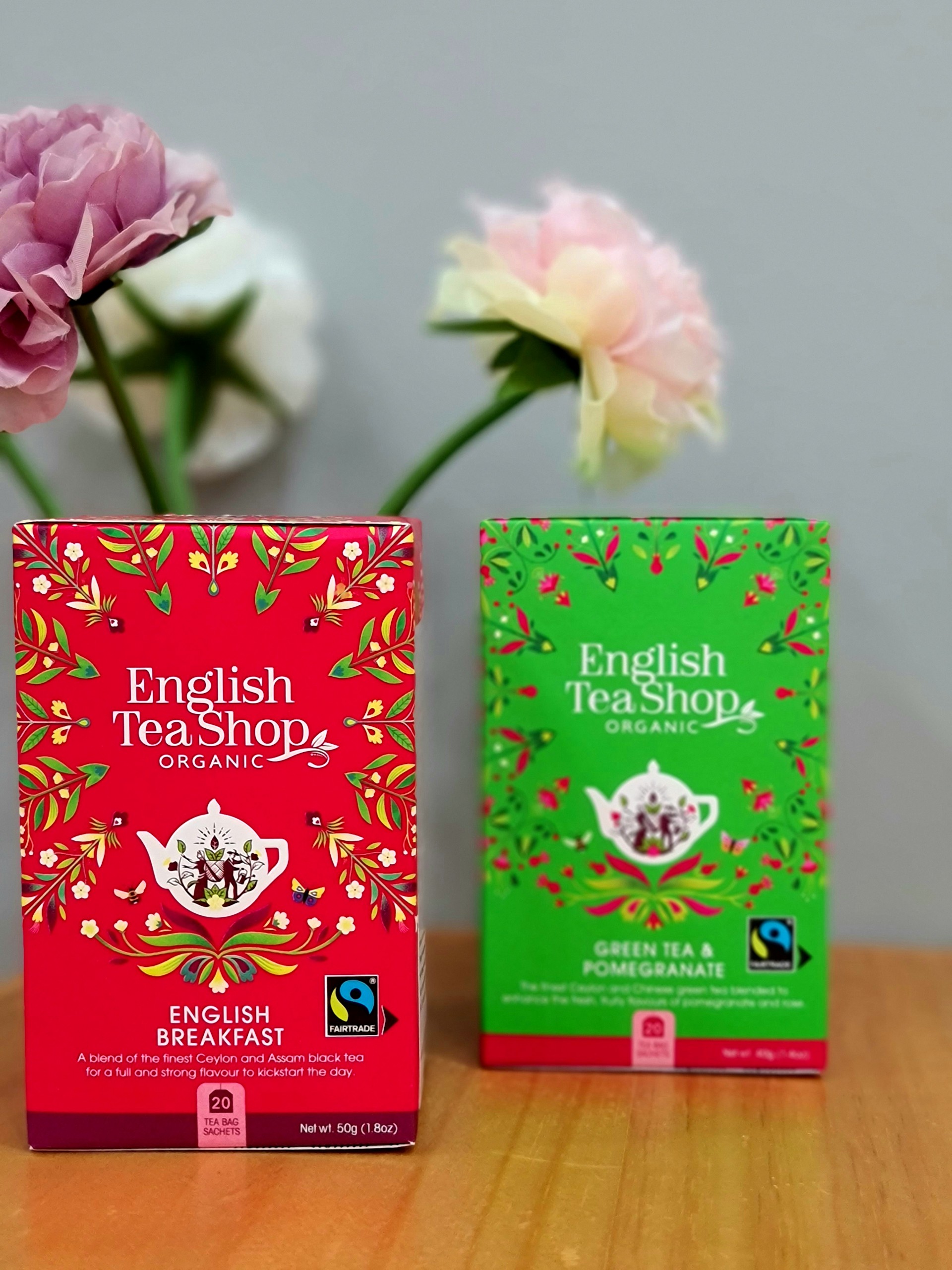 Trà Organic English Breakfast - English Tea Shop - 20 gói 