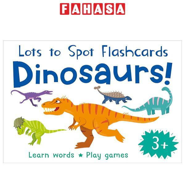 Sách ngoại văn: Lots To Spot Flashcards - Dinosaurs!
