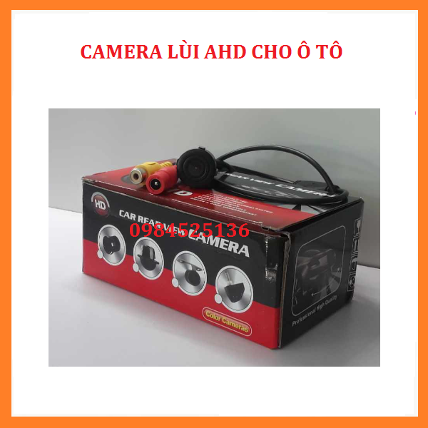 Camera Lùi AHD tròn cho Xe ô tô xem Góc Rộng 170 ° Nhìn Xuyên Đêm FULL HD 1080P Chiếu Hậu Camera Dự Phòng Máy Quay Phim Đỗ Xe Màn Hình Đảo Ngược Chống Nước Cao. Camera lùi cho ô tô siêu nét, chống nước siêu bền.