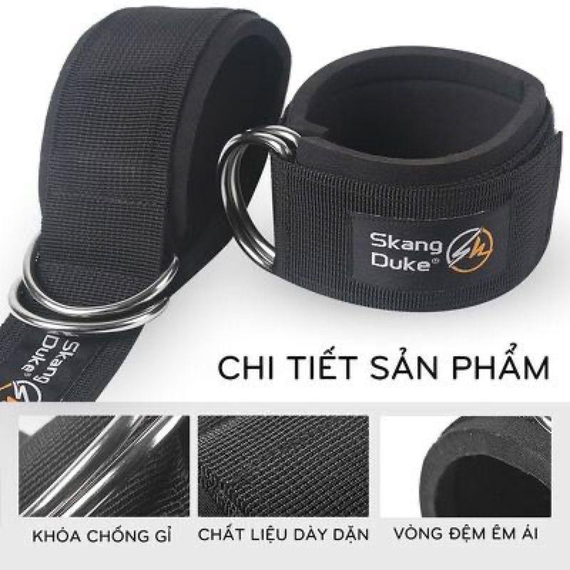 Đai quấn cổ chân Sportslink SKDK-HJ026 hỗ trợ tập chân, mông, đùi với cáp, dây kháng lực (Cặp)