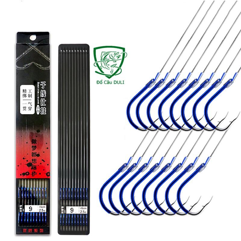 Lưỡi Câu Cá Đôi Buộc Sẵn Chuyên Câu Đài.