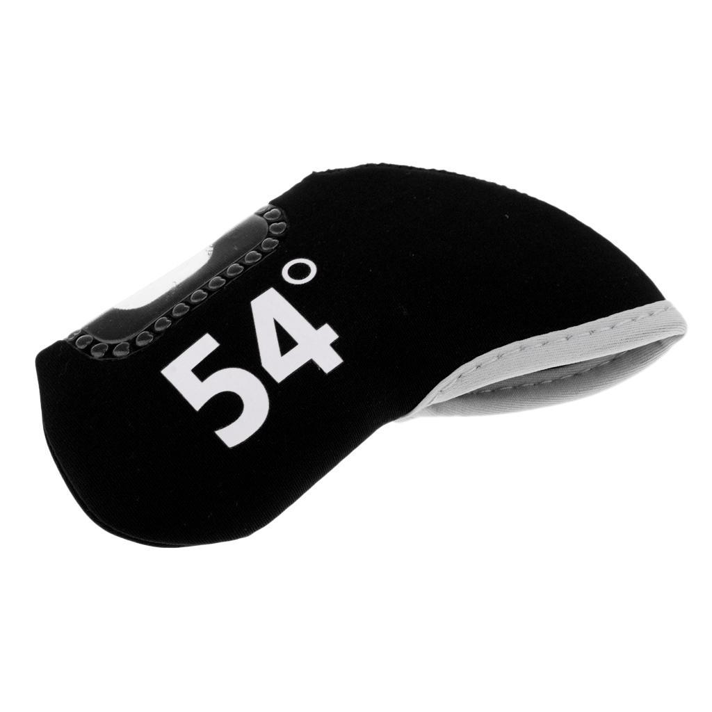 2-6pack Golf Club Iron Putter Headcover Head Cover Protector 54 Degree Black