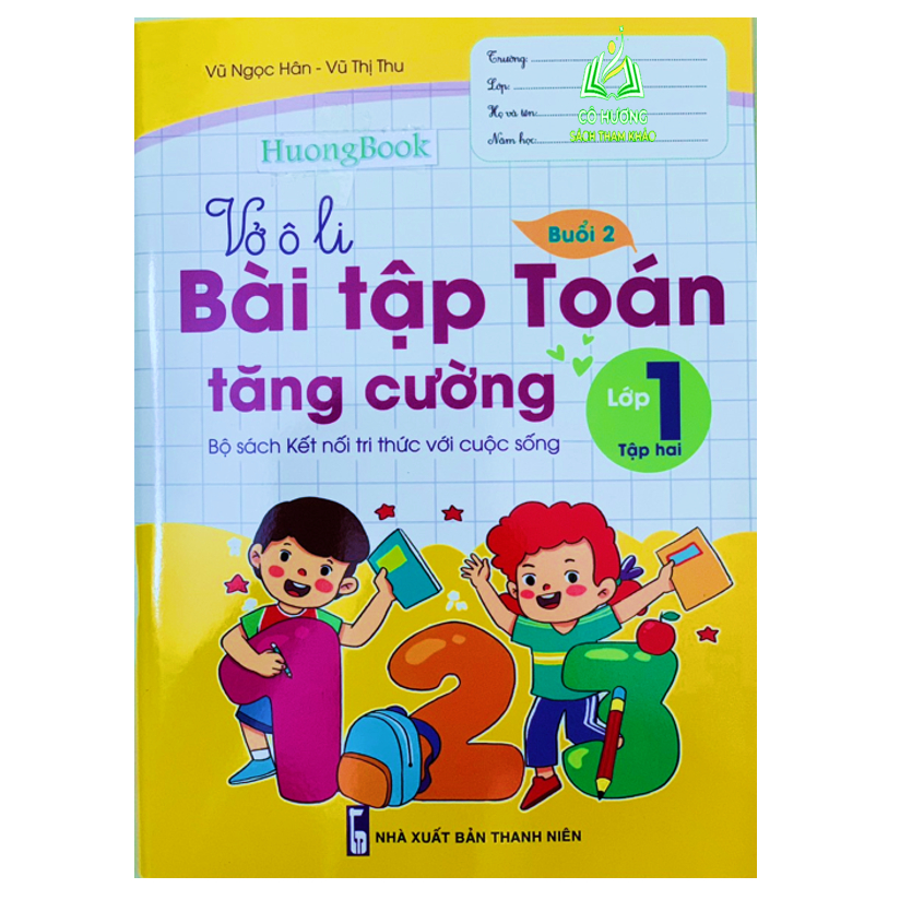 Sách - Vở Ô Li Bài Tập Toán Tăng Cường lớp 1 - tập 2