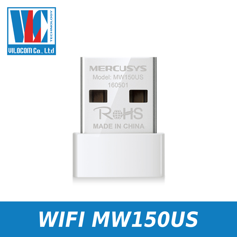 USB thu Wifi Mercusys MW150US 150Mbps - Hàng Chính Hãng