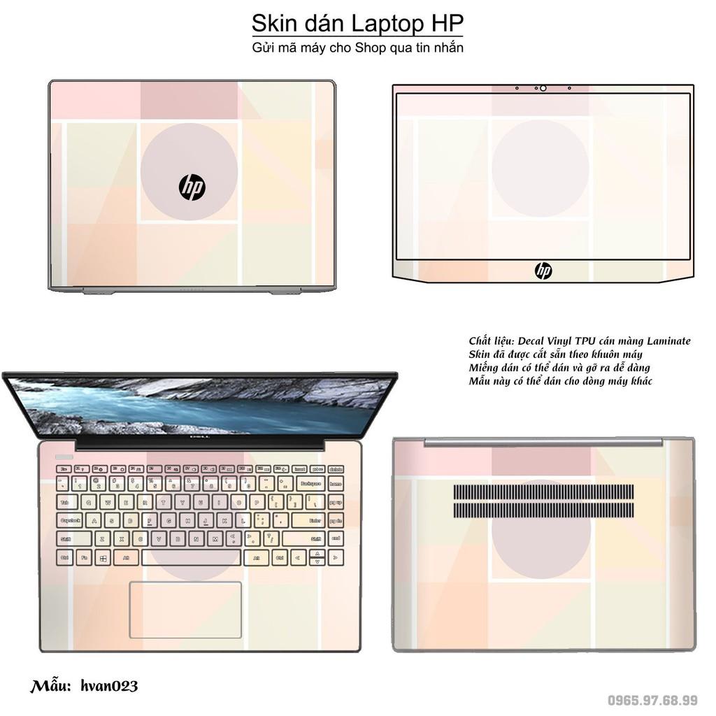 Skin dán Laptop HP in hình Hoa văn _nhiều mẫu 4 (inbox mã máy cho Shop)