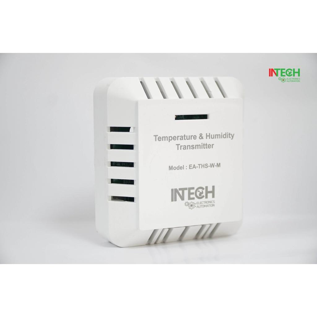 Cảm biến nhiệt độ, độ ẩm gắn tường Intech EA-THS-W-L