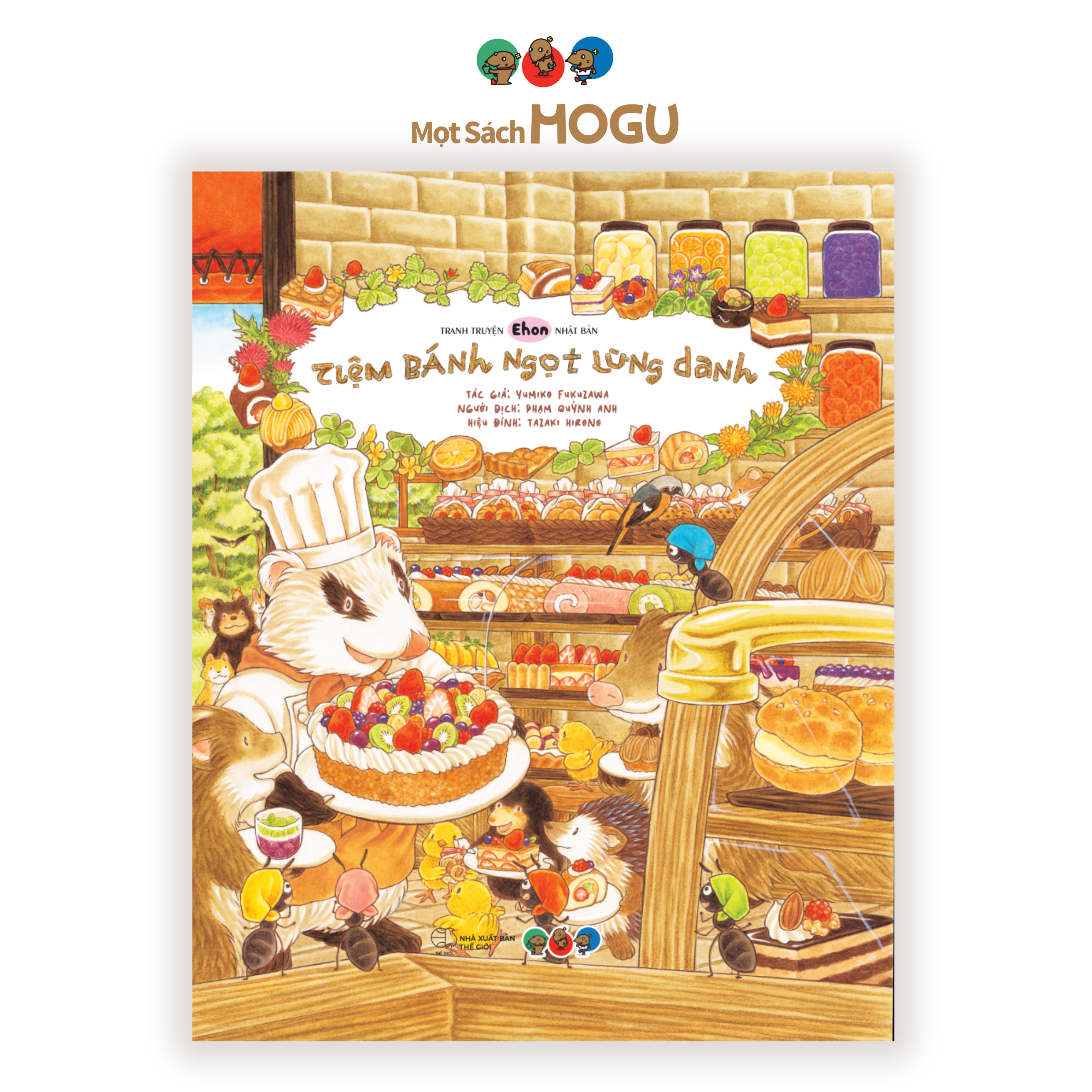 Truyện Ehon bé 3-4-5 tuổi - Tiệm bánh ngọt lừng danh