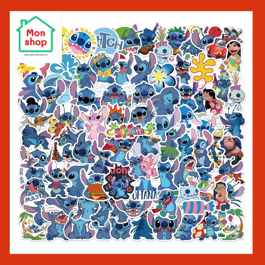 Set 50 Sticker Decal Chống Nước Dễ Thương hình One Piece, Tororo, Vô Diện, Sttch Dán Nón BH, laptop, vali, xe, sổ tay...