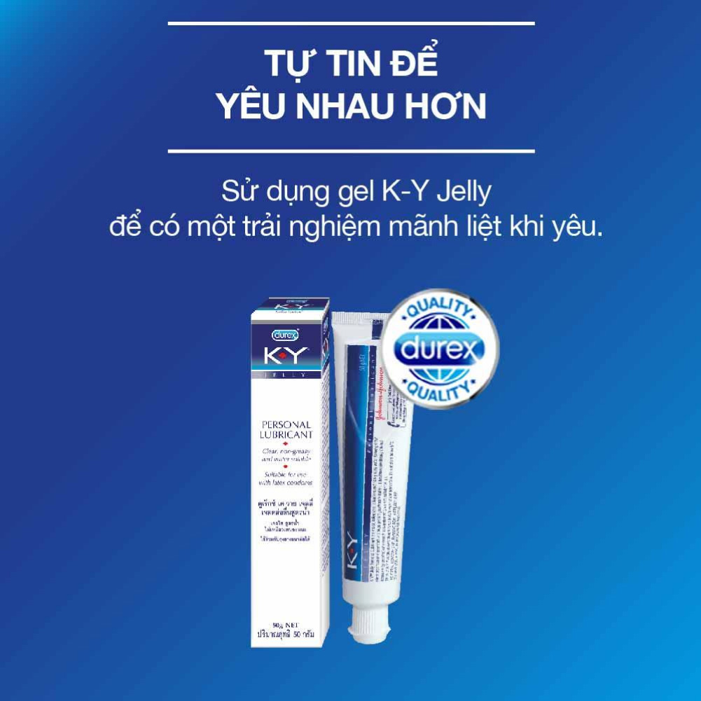 Bộ 2 gel bôi trơn Durex K-Y Jelly 50g