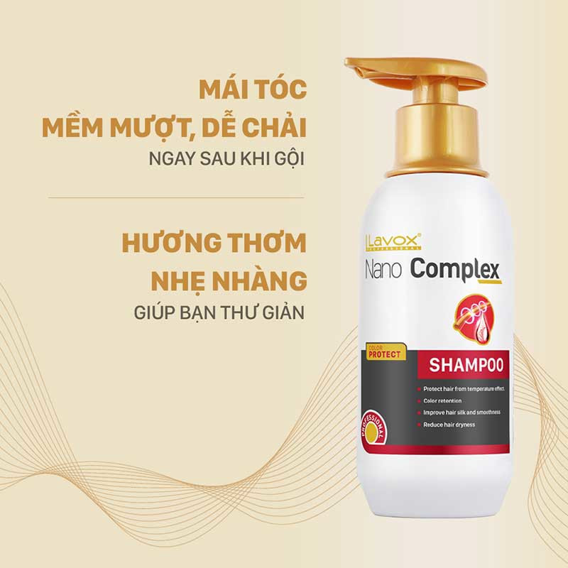 Dầu gội giữ màu Lavox Nanocomplex