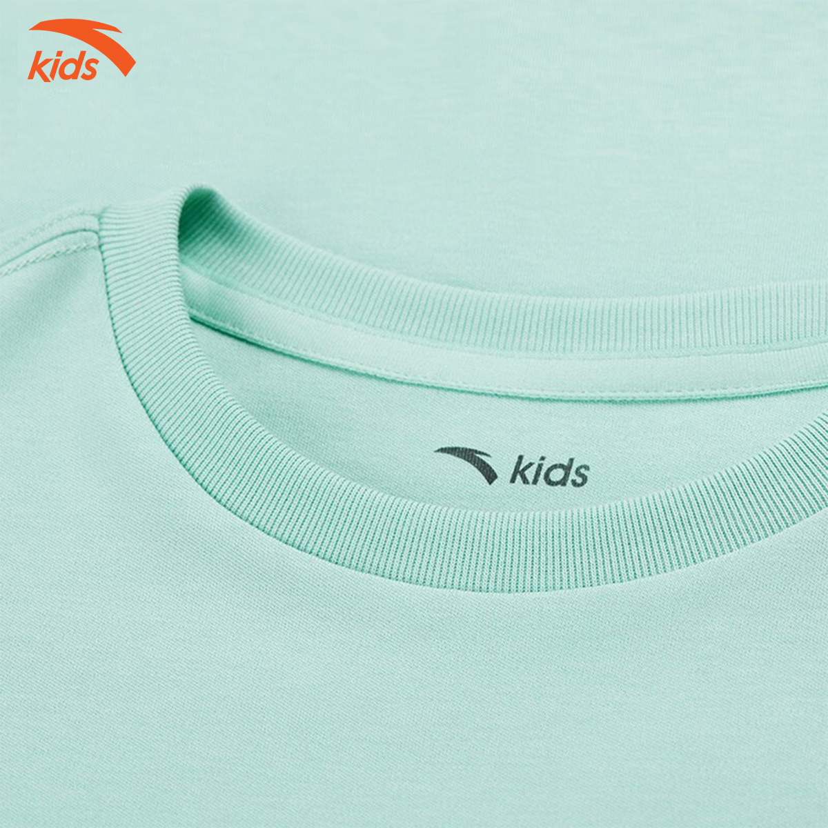 Áo phông thể thao bé trai Anta Kids vải cotton, thoáng khí W352329137