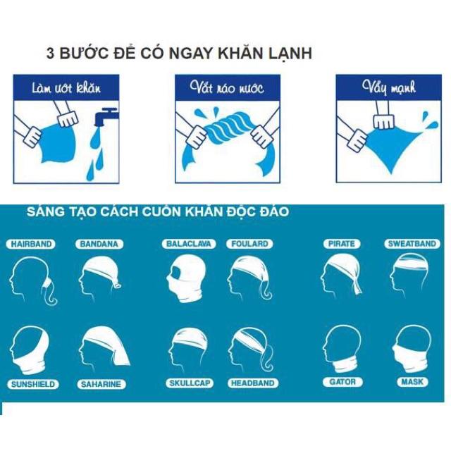 KHĂN LẠNH THỂ THAO HÃNG COOL TOWEL