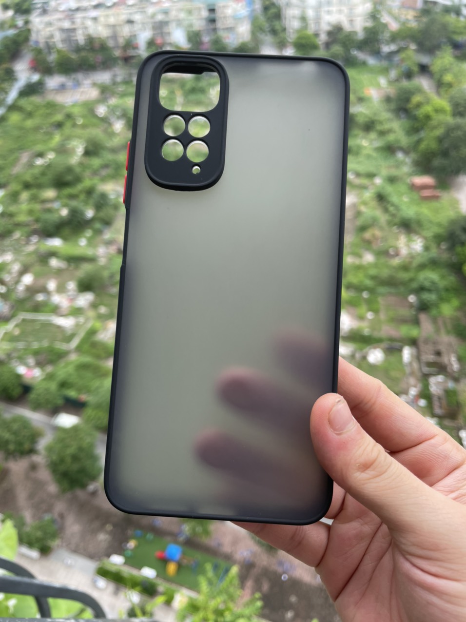 Ốp lưng cho Xiaomi Redmi Note 12 Pro 4G viền dẻo đen lưng nhám mờ bảo vệ camera