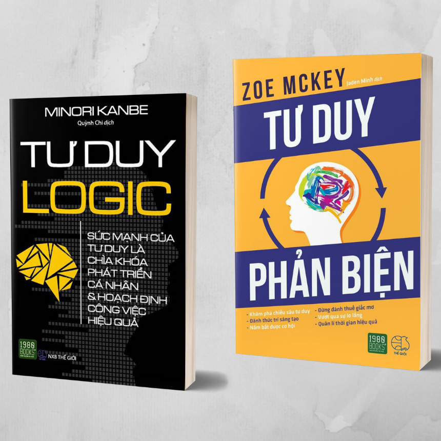 Combo 2 Cuốn: Tư Duy Phản Biện+ Tư Duy Logic