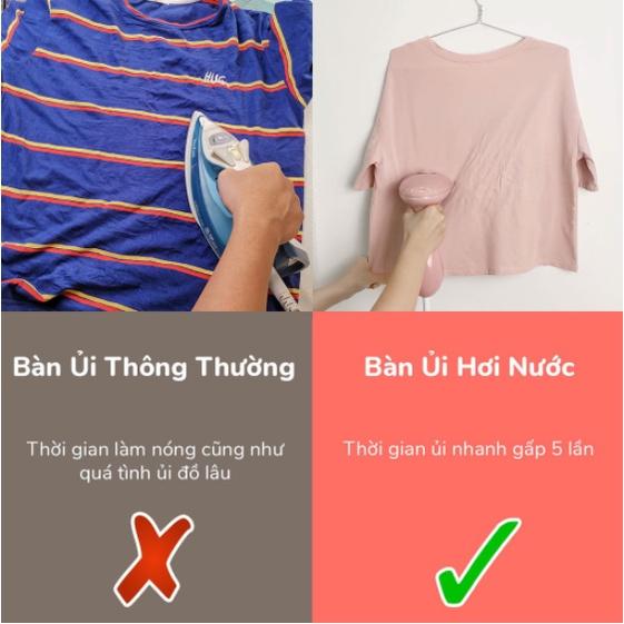 Bàn Là Hơi Nước Cầm Tay - Bàn Ủi Cầm Tay Tiện Lợi, Thiết Kế Nhỏ Gọn ,hàng chính hãng