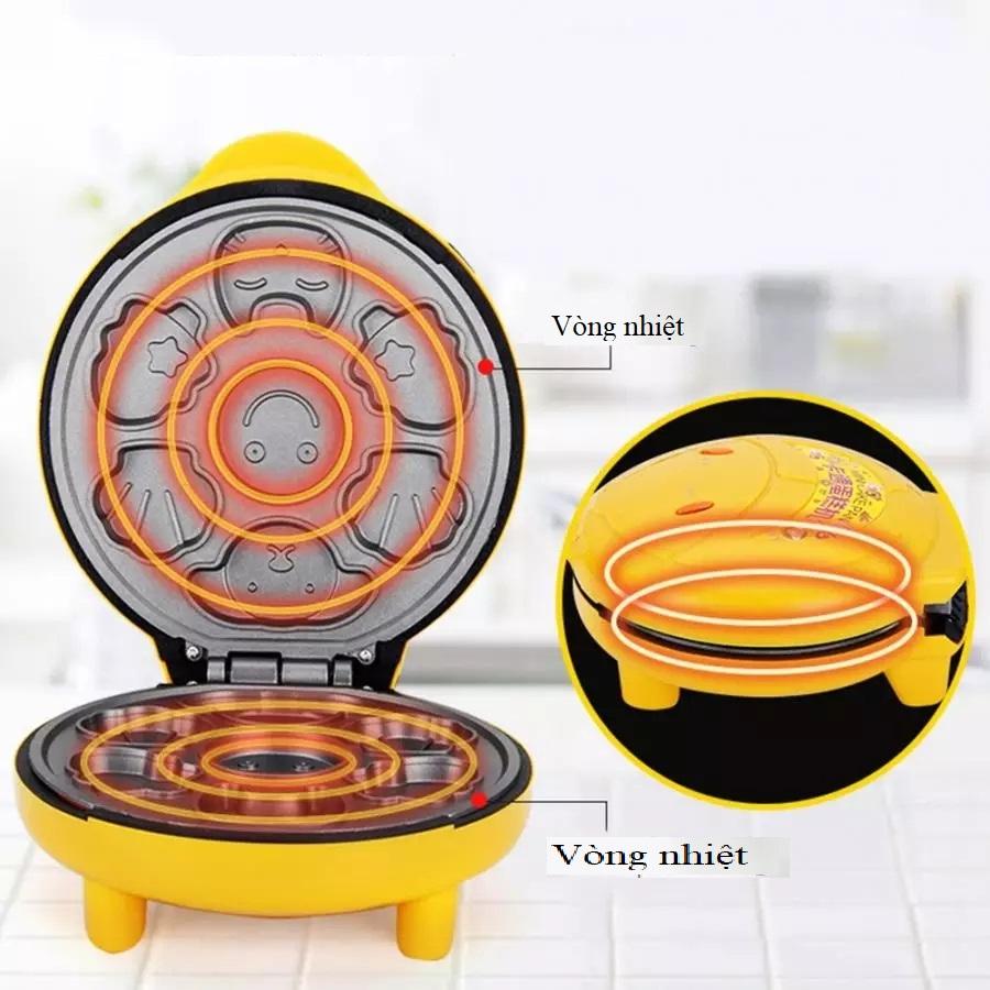 Máy Làm Bánh Nướng Bánh Hình Thú Modosa Magic Cao Cấp Tặng Kèm Máy Đánh Trứng Và Đầu Chuyển 3 Chấu Thành 2 Chấu - Hàng Chính Hãng