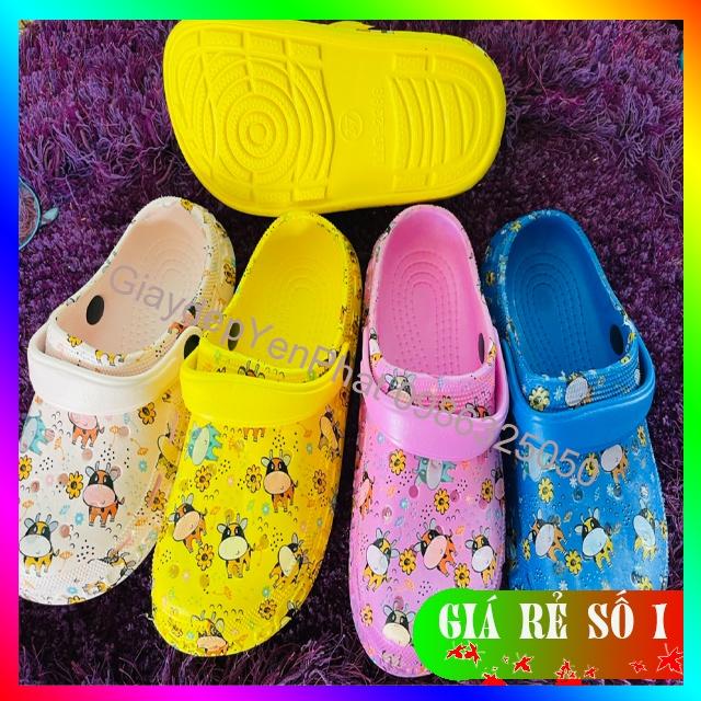 Dép Cross Cho Bé Trai Bé Gái Siêu Mềm Có Quai Size 35-39 ( Từ 8-15 Tuổi