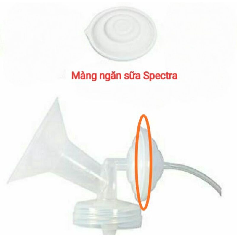 Nắp đậy chặn sữa Spectra/ Màng ngăn sữa - phụ kiện thay thế cho máy hút sữa điện M1, M2, S1, S2, Q, 9S, 9PLUS